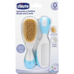 image of Chicco Baby Moments Set 0m+ Blue (for Hair)