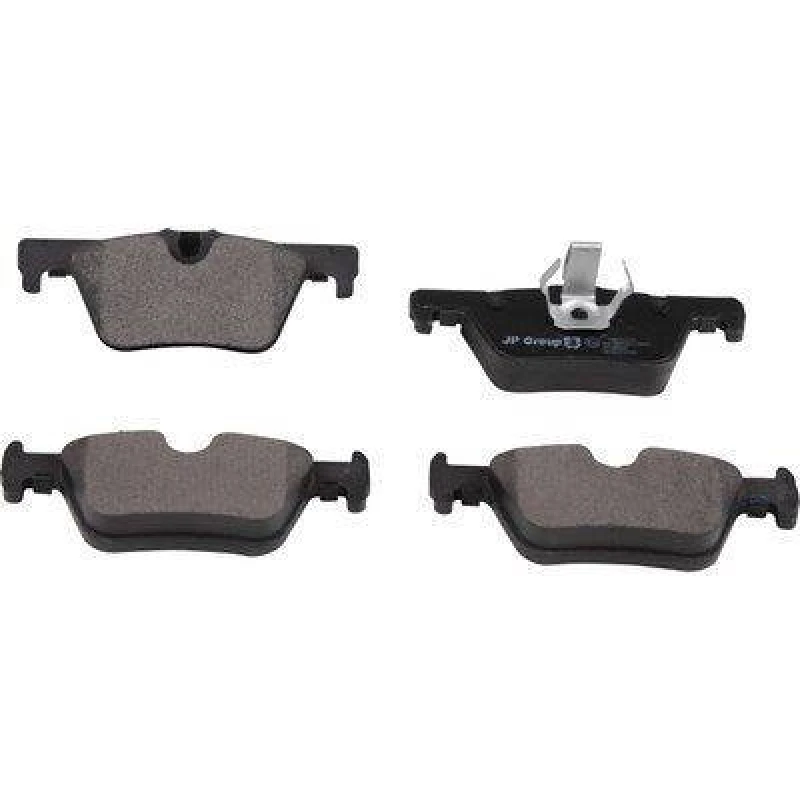 Image of JP GROUP 1463702210 Brake pad set JP Rear Axle, prepared for wear warning indicator Brake Pad Set,disc brake (402)