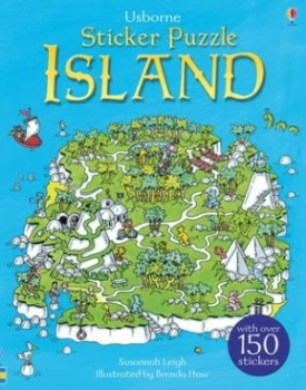 Image of Sticker Puzzle Island by Susannah Leigh Book