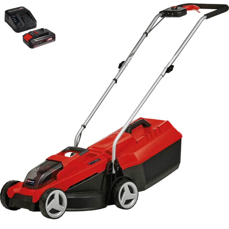 Image of Einhell GE-CM 18/32 Li 18v Cordless Brushless Rotary Lawnmower 320mm GE-CM 18/32 Li Batteries: 1 x 2.5ah Li-ion