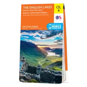 Image of Map of The Lake District: North-western area