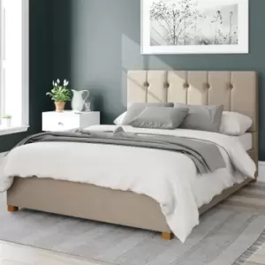 Image of Aspire Hepburn Ottoman Storage Bed Eire Linen Natural King