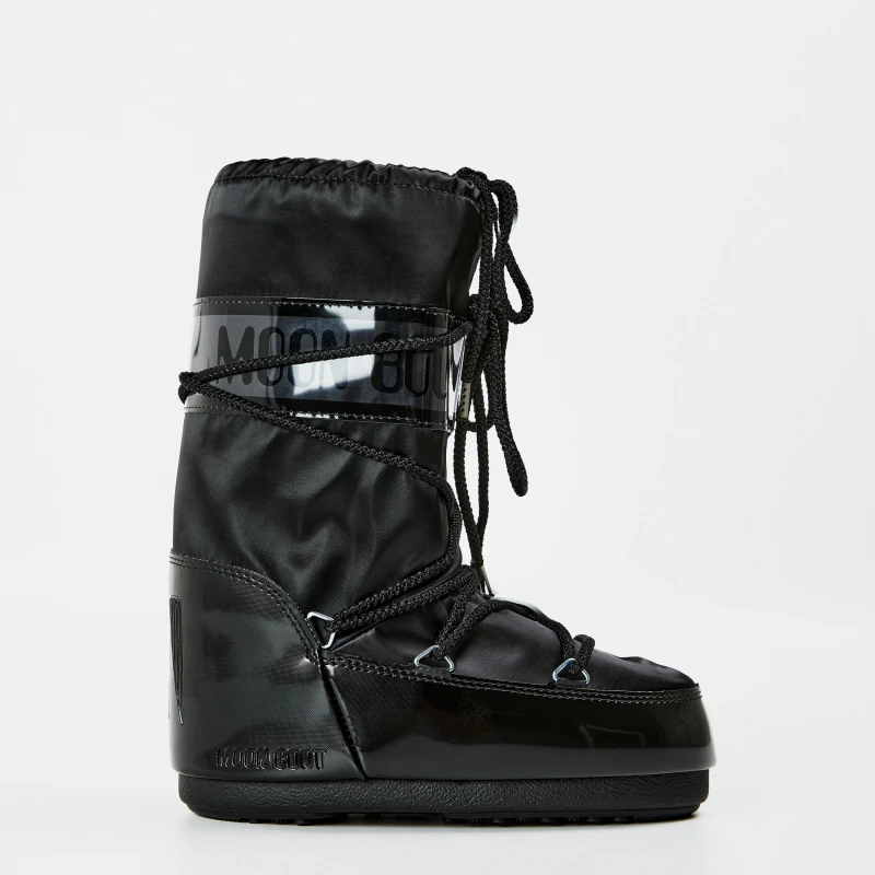 Image of Moon Boot Kids Icon Glance Snow Boots Black N001 unisex 35/38