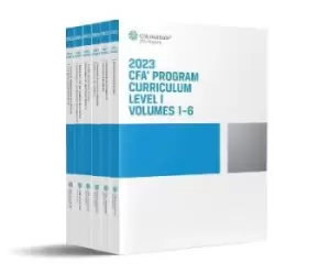 Image of 2023 CFA Program Curriculum Level I Box Set by CFA Institute