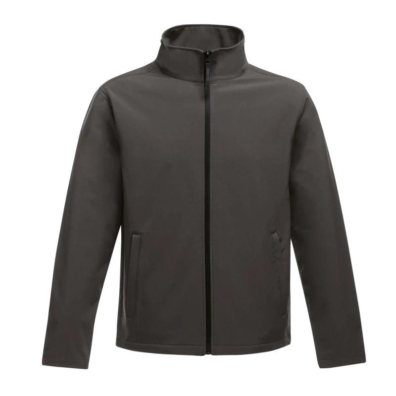 Image of Regatta Regatta Men 'Ablaze' Printable Softshell Jacket in Grey Size: large Grey L Male 5057538270127