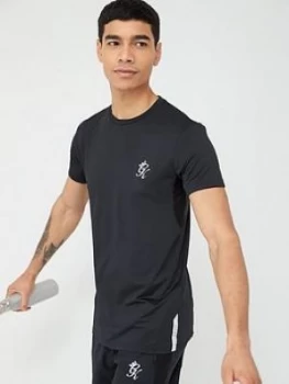Image of Gym King Sport Energy Short Sleeve T-Shirt - Black, Size S, Men