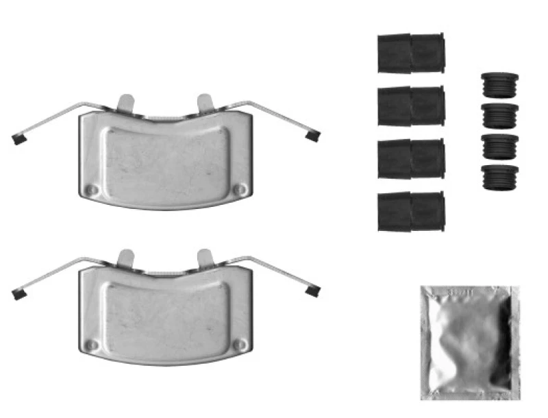 Image of HELLA Accessory Kit, brake caliper HELLA 8DZ 355 205-671