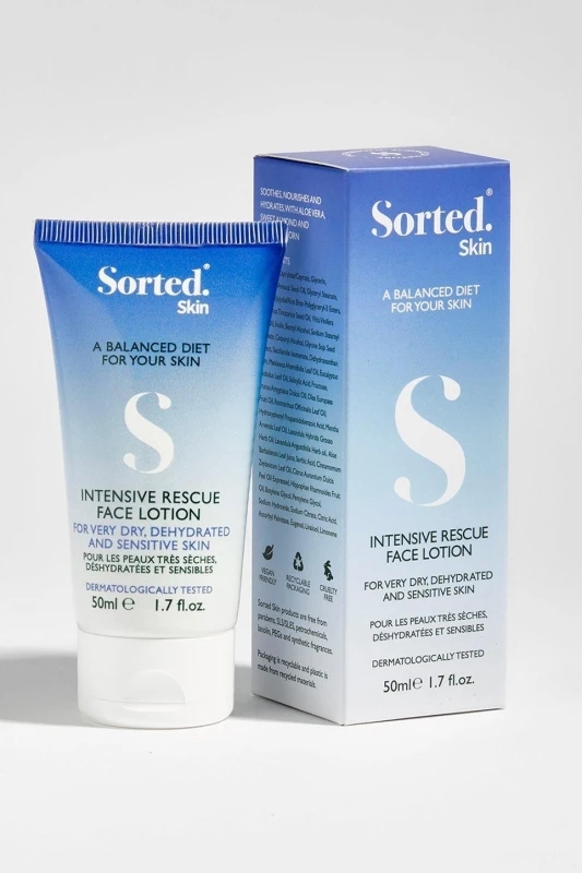 Image of Sorted Skin Intensive Rescue Face Lotion 50ml White unisex