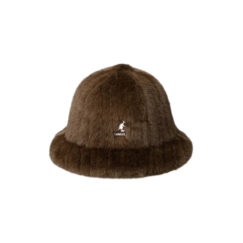 Image of Kangol Woman hat Kangol Faux Fur Casual Marron Female L