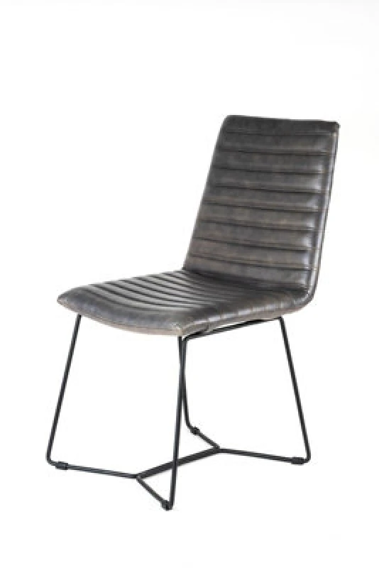 Image of Minster 86cm Leather Chair - L55 X W45 X H86 Cm