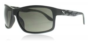 image of Puma PU0007S Sunglasses Black Grey Smoke 004 56mm