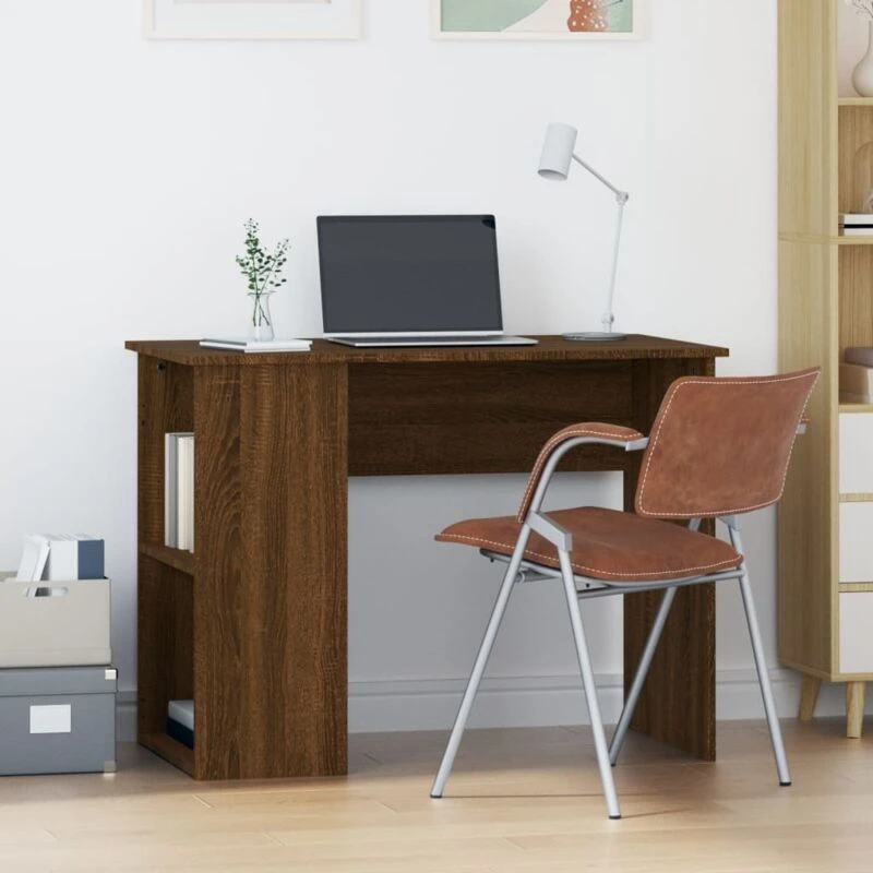 Image of VIDAXL Vidaxl - Desk Brown Oak 100x55x75cm Engineered Wood 8720845888114
