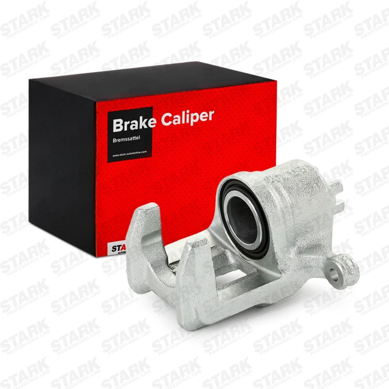 Image of STARK SKBC-0460105 Brake caliper Rear Axle Right, without holder Cast Iron Brake Caliper (78)