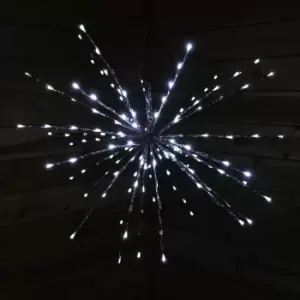 Image of Lumineo 70cm LED Polestar Lights - 160 Cool White Lights - 13% Flashing Lights