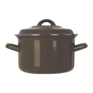 Image of Premier Housewares Classic Casserole Dish - Grey Enamel