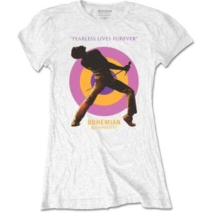 Image of Queen - Fearless Womens XX-Large T-Shirt - White