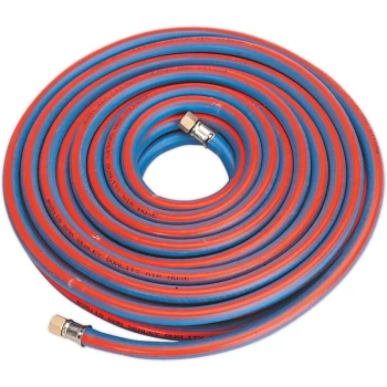 image of AH15R Air Hose 15m x Ø8mm with 1/4'BSP Unions Extra-Heavy-Duty - Sealey