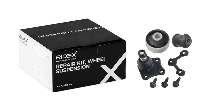 Image of RIDEX 771R0160 Repair Kit, wheel suspension with rubber mount, Lower Repair Kit,wheel suspension (771)