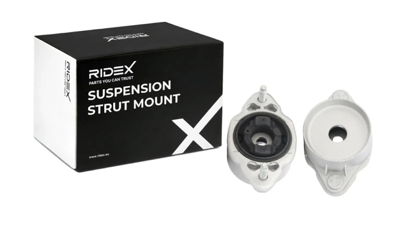 Image of RIDEX 1180S0956 Top strut mount Rear Axle Elastomer Suspension Strut Support Bearing (1180)