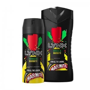 Image of LYNX Marmite Africa Duo Bath Gift Set