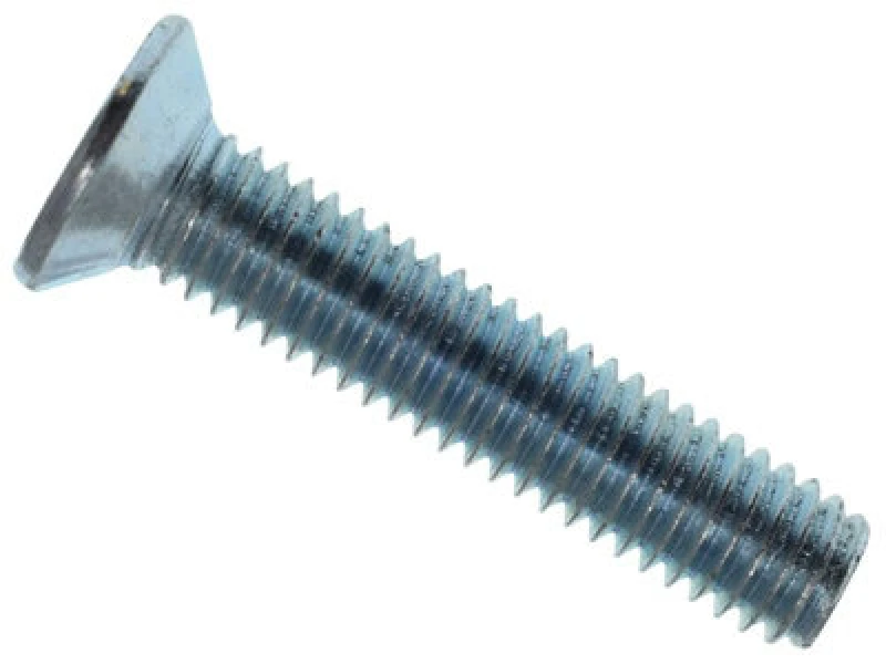 Image of Metalmate Memmscsk0530 Machine Screw Pozi Compatible Csk Zp M5 X 30mm Box 50 Memmscsk0530