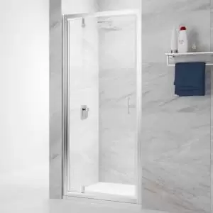 image of Nexa By Merlyn 6mm Chrome Framed Pivot Shower Door Only - 1900 x 1000mm