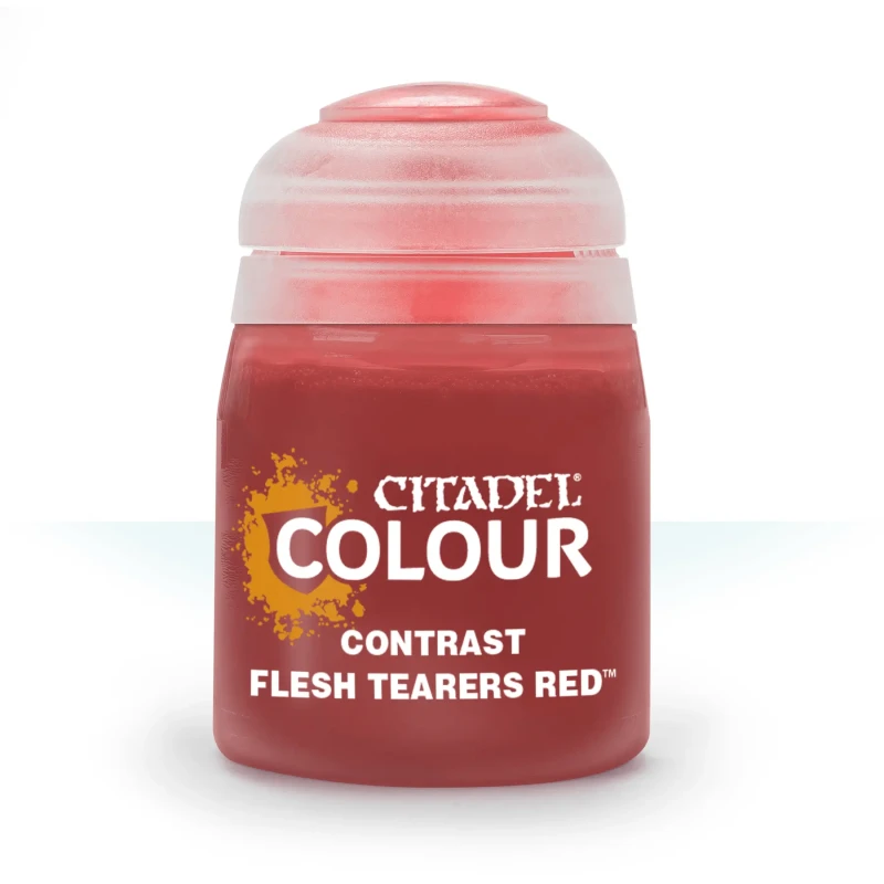 Image of Citadel Games Workshop Colour Contrast: Flesh Tearers Red (18ml) Paint Multi