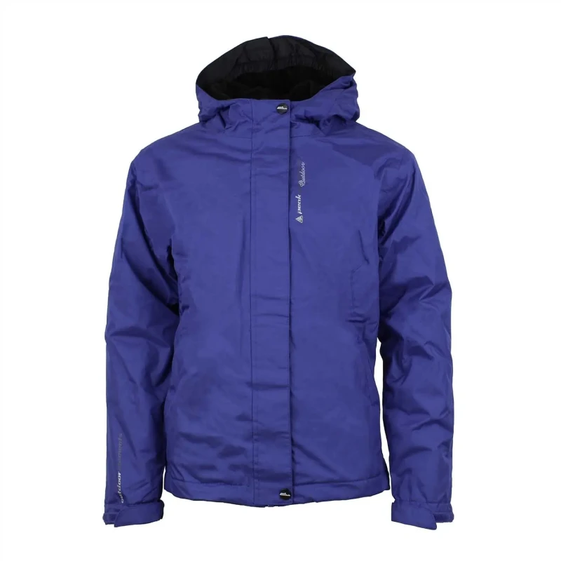 Image of Girls' windbreaker Peak Mountain Fajik Violet Female 6 ans
