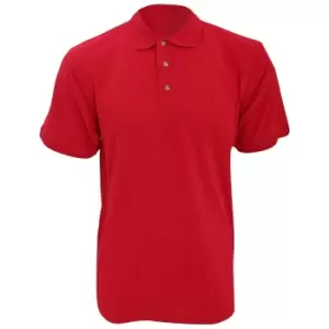 Image of Kustom Kit Workwear Mens Short Sleeve Polo Shirt (XS) (Red)