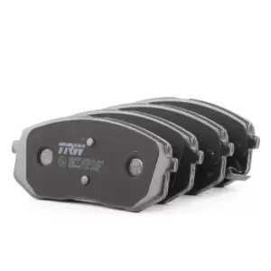 Image of TRW Brake pad set HYUNDAI,KIA GDB3461 581010ZA00,581011DA00,581011DE00 581012SA50,581012SA70,581012SA75,581010ZA00,581011DA00,581011DE00,581012SA50