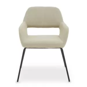 Image of Interiors By PH Dining Chair Natural Black Legs