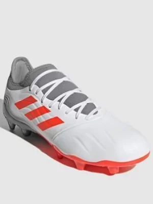 Image of Adidas Mens Copa 20.3 Firm Ground Football Boot, White, Size 10, Men