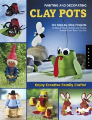 Image of Painting and decorating clay pots by Natalie Kunkel