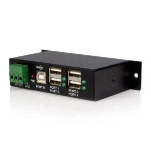 image of StarTech Mountable 4 Port Rugged Industrial USB Hub