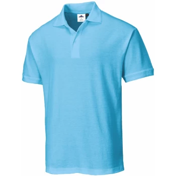Image of Portwest - B210 - Sky Blue Sz 3XL Naples Polo Shirt Workwear Corporate Wear