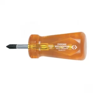 Image of CK Tools T4815 1 HD Classic Stubby Screwdriver PH1x25mm