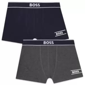 Image of Boss 2 Pack Logo Boxers - Blue