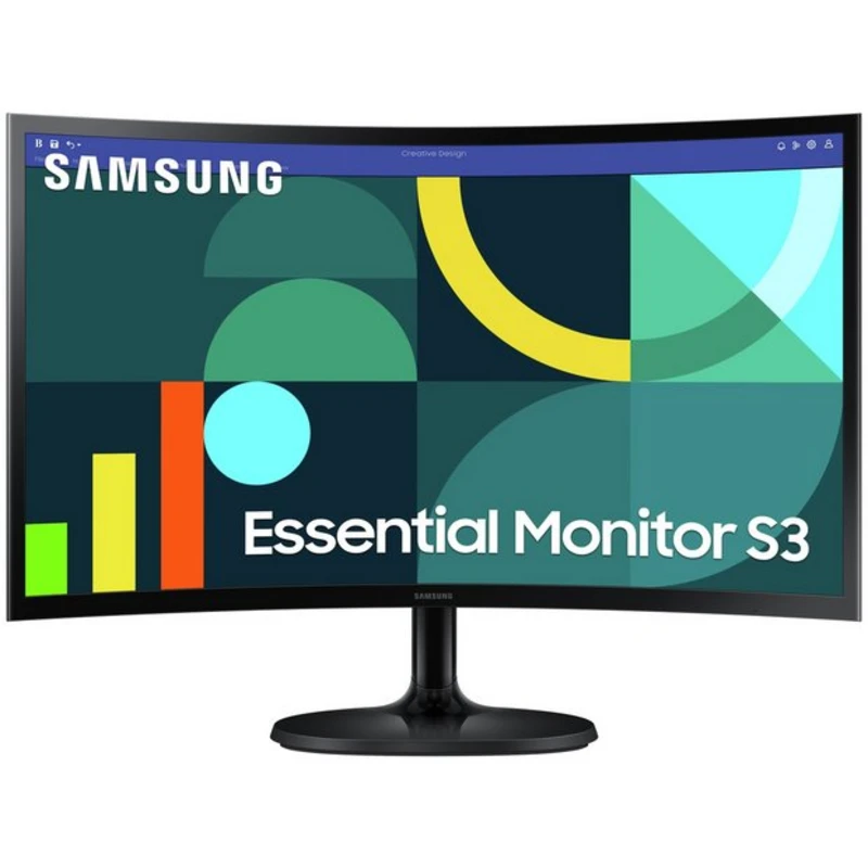 Image of Samsung 24" S36GD Full HD Curved Monitor Black