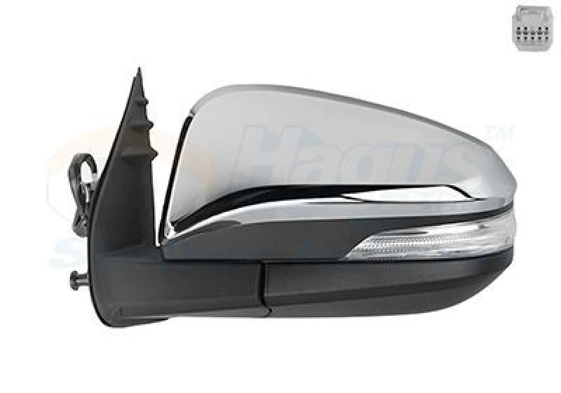 Image of VAN WEZEL Wing mirror VAN WEZEL 5488807