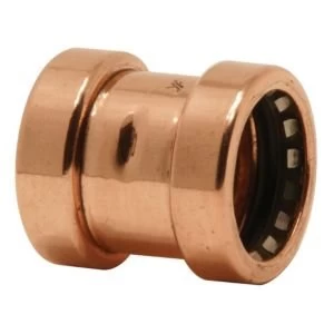 image of Plumbsure Push fit Straight connector Dia15mm Pack of 5