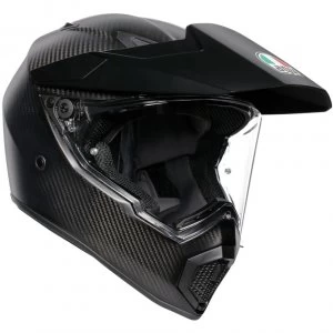 image of (S) AGV AX9 Matt Carbon Black