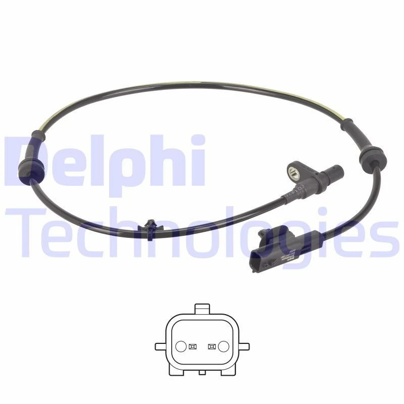 Image of DELPHI ABS sensor DELPHI SS21257-12B1