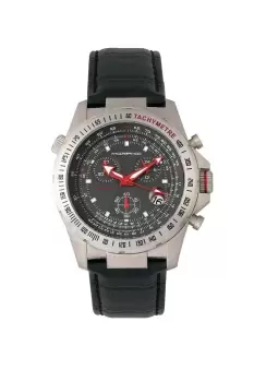 Image of M36 Series Leather-Band Chronograph Watch