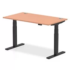 Image of Dynamic Ergonomic Desk Impulse HASCP148BBCH Rectangular MFC 1600 mm x 800 mm x 725mm Grey Oak