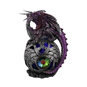 image of Mystic Legends Purple Dragon with LED Orb