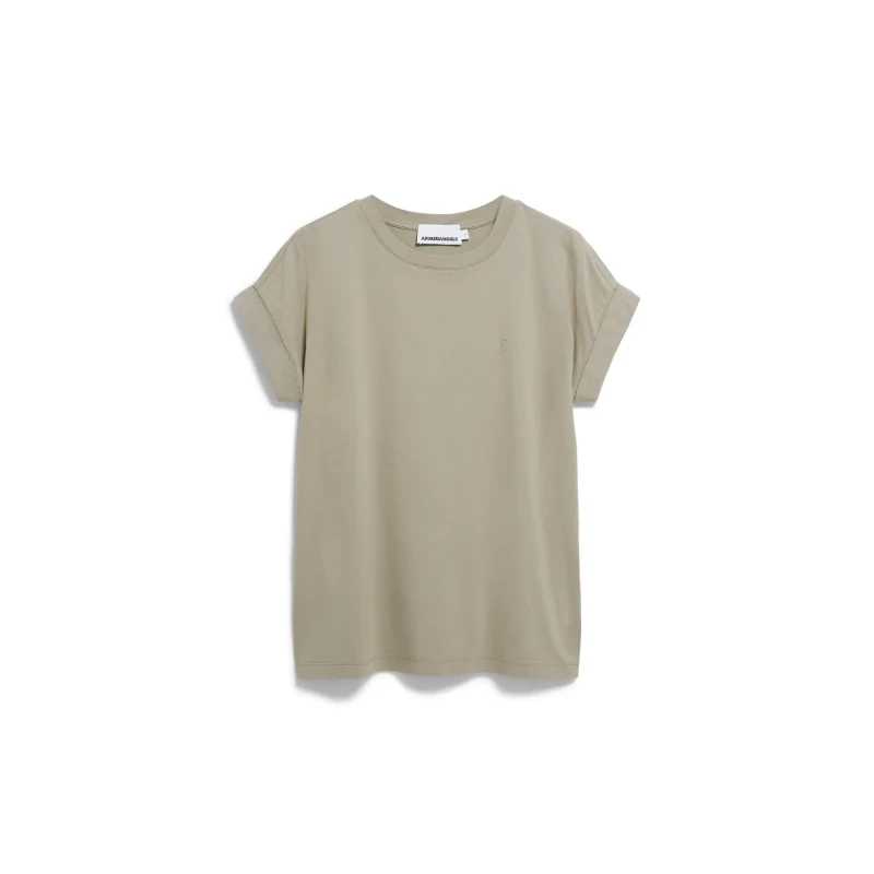 Image of ARMEDANGELS Womens T-Shirt Armedangels Idaara Marron Female XS