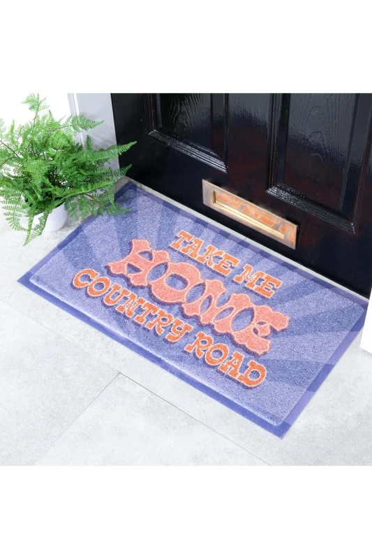 Image of Native Natural Take Me Home Country Road Doormat (70 X 40Cm)
