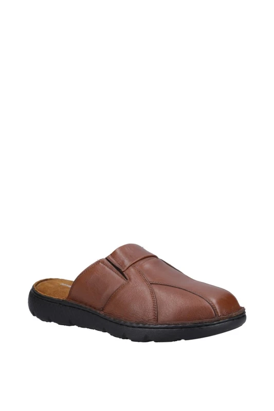 Image of Hush Puppies Hush Puppies Men Carson Mule Sandal in Brown Size: 7 Brown 7 Male 5038600831743