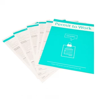 Image of Spectrum Industrial General Permit To Work Forms 14887