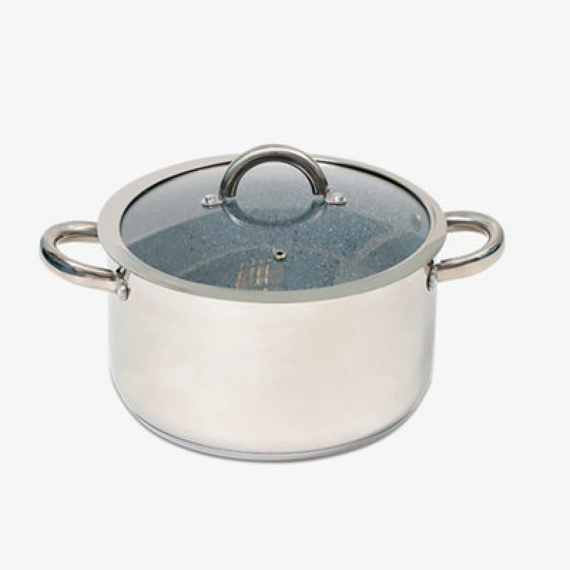 Image of Durastone Professional Stainless Steel Stock Pot Silver unisex